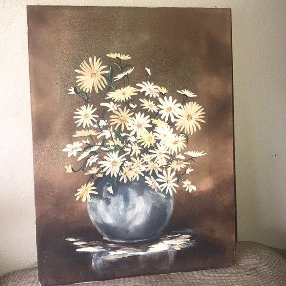 J Daugherty Oil /Canvas Vintage Authentic STUNNER